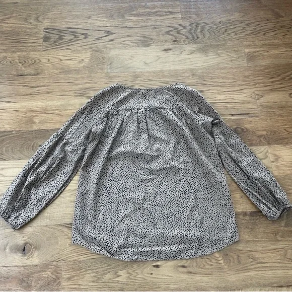 2 for $10 Deal SHEIN Brown Leopard Print Blouse - Picture 3 of 5